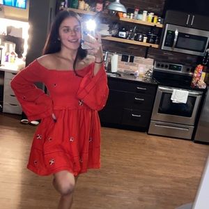 free people floral dress